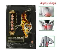 Baume Chinois En Os De Tigre, Patch De Massage, Soulagement De La Douleur, Patch Médical, Pour Les Articulations, Le Dos Et Le Cou, 40 Pièces/5 Paquets
