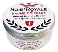 Baume Coiffant BIO Nourrit Hydrate Répare Coiffe tous types de Cheveux Sans Rincage Sans Alcool Huile d’Amande Douce et Coco avec une Brillance Intense Offert 1 Soie Royale BIO Cure Soyeuse 15 ml