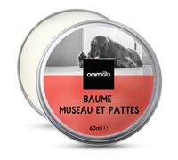 Baume Coussinet Chien & Chat, Protection Pattes Chien Neige, Creme Cicatrisante Répare Truffe & Pattes Sèches, Abîmées, avec Huile de Coco, Cire d'abeille, Cire de Carnauba & Vitamine E