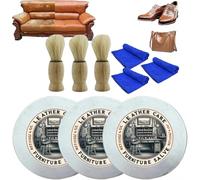 Baume D'Antan pour Le Cuir, Baume D Antan Cuir Général,Reparation Cuirs,Baumes recolorant cuirs rénovateur pour canapés,fauteuils,sièges De voiture,répare Le fatigué & rayé (x3)