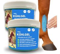 Baume de cheval rafraîchissant 2*500ml Gel à l'arnica Gel extra fort I Horse Balm Tendons, ligaments & muscles I Pommade pour chevaux à l'arnica Crème Gel de massage pour les muscles pour cheval chien
