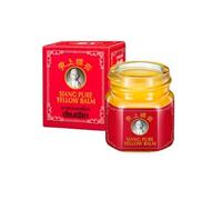 Baume de Massage Siang Pure Jaune 12g - Formule Réchauffante aux Huiles Essentielles - Confort et Bien-être