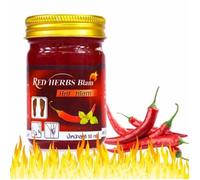 Baume De Massage Thaïlandais Au Piment Rouge Et À La Menthe 50g Muscles Et Articulations Favorise La Circulation Sanguine