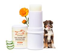Baume de protection solaire pour nez de chien avec SPF25 - Formule au beurre de karité et à l'huile de coco - Protection et soin des nez secs/fissurés - Convient à toutes les races de chiens