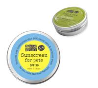 Baume de protection solaire SPF 30 pour animaux de compagnie 60 ml dans une boîte | Crème solaire hydratante pour chiens et chats Formule non toxique Baume nez pour chien Baume pour pattes de chien