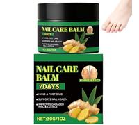 Baume de soin des ongles 7 jours, fortifiant pour ongles infusé à l'huile de gingembre pour ongles abîmés, soin hydratant en profondeur pour cuticules et baume réparateur pour ongles (1PCS)