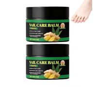 Baume de soin des ongles 7 jours, fortifiant pour ongles infusé à l'huile de gingembre pour ongles abîmés, soin hydratant en profondeur pour cuticules et baume réparateur pour ongles (2PCS)