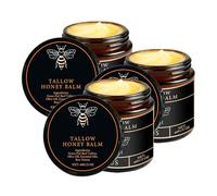 Baume de suif de bœuf Qguojie Orgin nourri à l'herbe avec du miel brut et de l'huile d'olive - Crème hydratante naturelle pour le visage, le corps - hydratation profonde, nourrit la peau sèche (3)