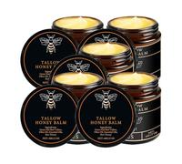 Baume de suif de bœuf Qguojie Orgin nourri à l'herbe avec du miel brut et de l'huile d'olive - Crème hydratante naturelle pour le visage, le corps - hydratation profonde, nourrit la peau sèche (5)