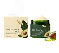 Baume de toi de bœuf et d'avocats pour la peau et le visage,Crème visage de toi de bœuf pour les hommes,Tois alimentés par l'herbe pour le corps, Hydratant pour les visages Corps et mains (1)