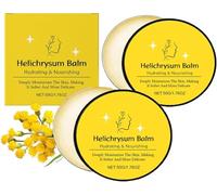 Baume d'immortelle bio, baume à l'huile essentielle d'immortelle pour la peau, hydratation intense, adoucit et répare les peaux sèches, rugueuses, fines et fragiles