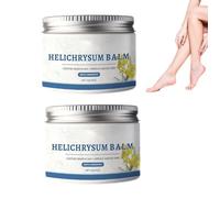 Baume d'immortelle, Crème d'immortelle réparatrice, Réduit efficacement les gonflements des jambes, Hydratation intense, Crème multi-usages (2 pièce)