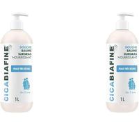 Baume Douche Surgras Nourrissant (Lot De 2 Flacons-Pompes De 1 L) - Gel Douche Surgras Pour Peaux Très Sèches - Soin De La Peau Hydratant Et Haute Tolérance Dès 3 Ans