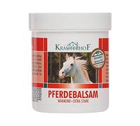 Baume du cheval, gel chauffant extra fort - Gel contient des extraits de vigne rouge, de marronnier d‘Inde, de mélisse, de camomille, de houblon, de valériane, de millefeuille et de fenouil 100 ml ( 1 x 100 ml )