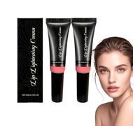 Baume éclaircissant pour les lèvres à la vitamine E et au citron naturel - Bâton d'hydratation quotidien pour les lèvres sèches et gercées, baume exfoliant doux pour adoucir les, 10ml (2 pièces)