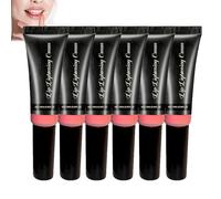 Baume éClaircissant Pour LèVres FoncéEs, Gommage Exfoliant Et Repulpant, CrèMe Hydratante éClaircissante Pour Les LèVres, Hydratation Longue DuréE Pour Des LèVres Lisses Et Douces (6 PCS)