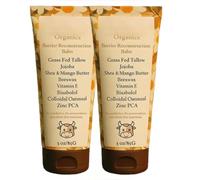 Baume Éclat Au Suif L'avoine Colloïdale, 2x85g Baume Éclat Suif, Crème Barrière Naturelle Au Suifs L'avoine Colloïdale, Crème Barrière Nourrissante Et Éclats Suifs, Pour To-us Types Peau