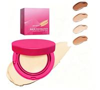 Baume Fond de Teint Couvrant, Correcteur Maquillage et Anticerne Crème, Fond de Teint Matifiant Hydratant pour Masquer Pores et Imperfections, Longue Tenue (Ivoire)