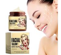 Baume fouetté au miel de suif pour le visage et le corps, hydratant au suif et miel de bœuf nourri à l'herbe, baume nourrissant multi-usages pour la peau sèche, 4, 23 oz