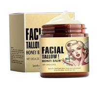 Baume fouetté au suif et au miel 120 g, hydratant suif de bœuf pour le visage et le corps, crème sans parfum à la vitamine E