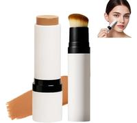 Baume hydratant 2 en 1 à couvrance totale, anti-cernes et fond de teint en stick, fond de teint en stick blanc coréen, léger et longue tenue, pour tous types de peau