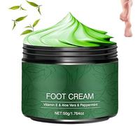 Baume hydratant apaisant pour les pieds à l'aloe vera et à l'huile de thé,baume hydratant intense pour talons fendillés,crème apaisante et anti-sécheresse talons fendillés et peau sèche (1 Pièce)