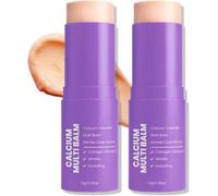 Baume Hydratant au Collagène Coréen, Stick de Soins pour le Visage, les Yeux et le Cou, Baume Raffermissant et Nourrissant, Calcium Multi Balm (1 pièce, 10g) (2pcs)
