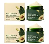 Baume Hydratant Avocat & Beurre, 50 g - Un soin hydratant naturel qui apaise les peaux sèches et rugueuses, prend soin des peaux sensibles, ravive l'éclat et est polyvalent.