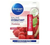 Baume Hydratant Framboise - Steripan - Lèvres Normale à Sèches - Hydrate et Protège - 97% d'ingrédients d'Origine Naturelle