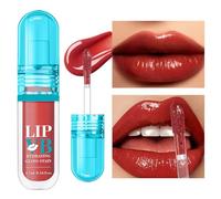 Baume Hydratant pour Lèvres | 4.7ml Baume Hydratant pour Lèvres Sèches Format Nomade,Stick Léger Teinté, Soin Réparateur pour Homme et Femme Idéal Randonnée et Camping