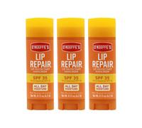 Baume l vres O'Keeffe's Lip Repair SPF 35 (lot de 3)