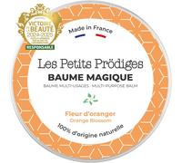 Baume Magique Multi Usages Fleur D'oranger 100ml-Soin Hydratant Corps,Visage,Cheveux 100% Naturel Tout Type De Peau-Made In France -Non Testé Sur Animaux Emballage Recyclable Les Petits Prodiges
