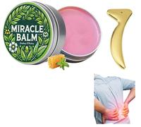 Baume miracle, baume à base de plantes, crème conjointe apaisante, ingrédients naturels, baume pour les jambes, les bras, les pieds, le dos détendu et confortable, soulager l'inconfort physique