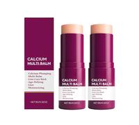 Baume multi-calcium, anti-âge et raffermissant coréen Skincare Stick, collagène hydratant, multi-baume hydratant pour les yeux et le visage pour lisse, raffermissement des rides (2)