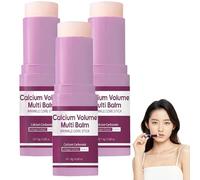 Baume Multi-fonctions Au Calcium, Stick Anti-rides, Stick Anti-âge Raffermissant Coréen, Baume Multi-fonctions Volumateur Au Calcium, Hydratant Pour La Peau, Au Visage Et Au Cou (3pcs)