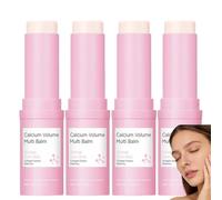 Baume multi-usages au calcium en stick, soin anti-âge et raffermissant pour le visage, les yeux et le cou, baume hydratant anti-rides au collagène, sticks multi-usages pour une nutrition ciblée (4PCS)