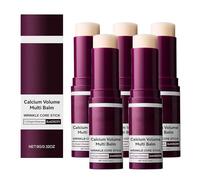 Baume multi-usages Calcium Volume en stick - Soin hydratant anti-âge et raffermissant au collagène pour le visage, les yeux et le cou - Atténue les ridules et améliore l'élasticité (5)