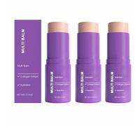 Baume Multi-Usages En Stick Pour Femme, CrèMe Hydratante Visage Au Calcium, Pour Le Contour Des Yeux Et Des LèVres (3)