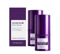 Baume multi-usages hydratant au calcium - Crème de soin quotidienne anti-âge pour le visage, les yeux, le cou et les lèvres, stick hydratant au collagène pour réduire les rides (2)