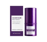 Baume multi-usages hydratant au calcium - Crème de soin quotidienne anti-âge pour le visage, les yeux, le cou et les lèvres, stick hydratant au collagène pour réduire les rides (1)