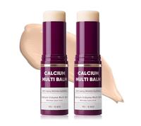 Baume multi-volume au calcium, stick hydratant au collagène, affaissement, rides, hydratant, amande et vitamine E pour baume à lèvres, crème pour les yeux, cou,2pcs