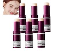 Baume multi-volume au calcium stick, soin anti-rides avec extrait de collagène, baume hydratant et élastique pour visage, yeux & lèvres, soin hydratant polyvalent pour usage quotidien (6pcs)