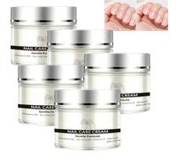 Baume naturel à l'huile d'arbre à thé pour ongles et cuticules, Crème régénératrice pour la surface des ongles et éclaircissant sous l'ongle, répare les ongles secs et cassants, (5 pièces)