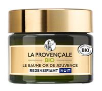 Le Baume Nuit Or De Jouvence Redensifiant 50ml - La Provençale - Baume Nuit Redensifiant Peaux Matures Certifié Bio