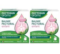Baume Pectoral Enfant - protège et apaise pendant les périodes d'hiver - Aux Huiles Essentielles - 60g (Lot de 2)