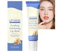 Baume peeling à la citrouille, soin de nuit hydratant, masque exfoliant nourrissant doux, hydratation intense pour peau délicate des lèvres sèches, soin lissant et adoucissant naturel (1pcs)