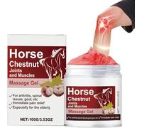Baume pour cheval chauffant extra fort, gel de massage musculaire 100 g, gels qui stimule la circulation et soulage naturellement les articulations, gels de soulagement des pieds, pour les
