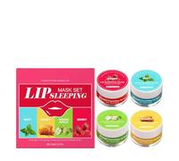 Baume Pour Les Lèvres,4 Pièces avec Brosse Crème Non Collante Volumisante pour Lèvres - Hydratation Pour Les - pour Noël Soin Quotidien Maquillage Femmes Filles Voyage Adolescent