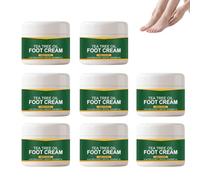 Baume Pour Les Pieds À L'huile D'arbre À Thé Pour Les Talons Et Les Pieds Secs Et Craquelés, Crème Pour Les Pieds Pour Réparer Adoucir Et Renouveler Les Pieds Secs Et Rugueux, Huile D'arbre. (8PCS)