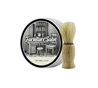 Baume Pour Meubles Pour Cuir - 100 G De Crème De Réparation Pour Bois Avec Brosse | Baume De Polissage Du Bois Pour Meubles, Nettoyant Pour Canapé En Cuir | Pour La Recoloration Des Taches, Nettoyage,